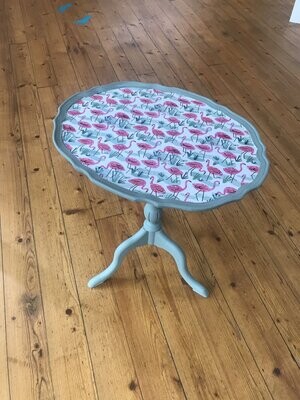 Flamingo table by Angela Thomson