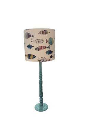 Fishes table lamp by Angela Thomson