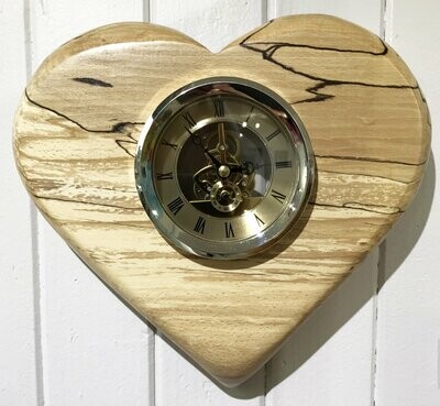 Heart wall clock by JD Moir