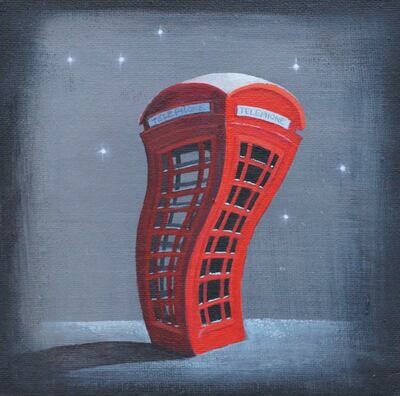Frosted Phonebox by Gail Stirling Robertson