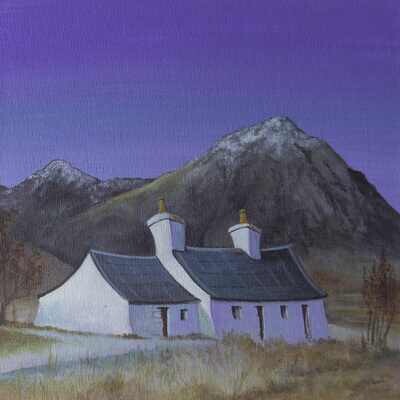 First Snow, Black Rock Cottage by Gail Stirling Robertson