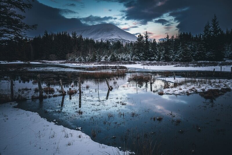 Loch Moraig Evening Light by Daniel Giza