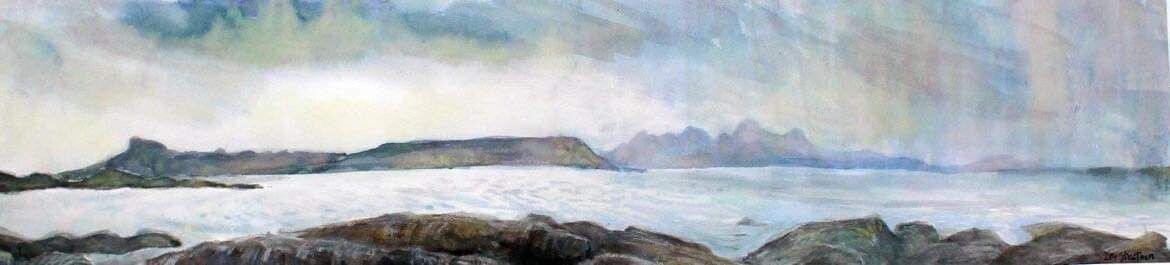 Towards Rhum & Eigg by Marianne Dey