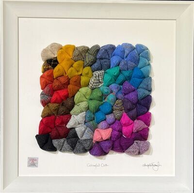Colourful cloth by Angela Thomson