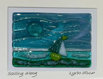 Green boat by Lynn Shilp