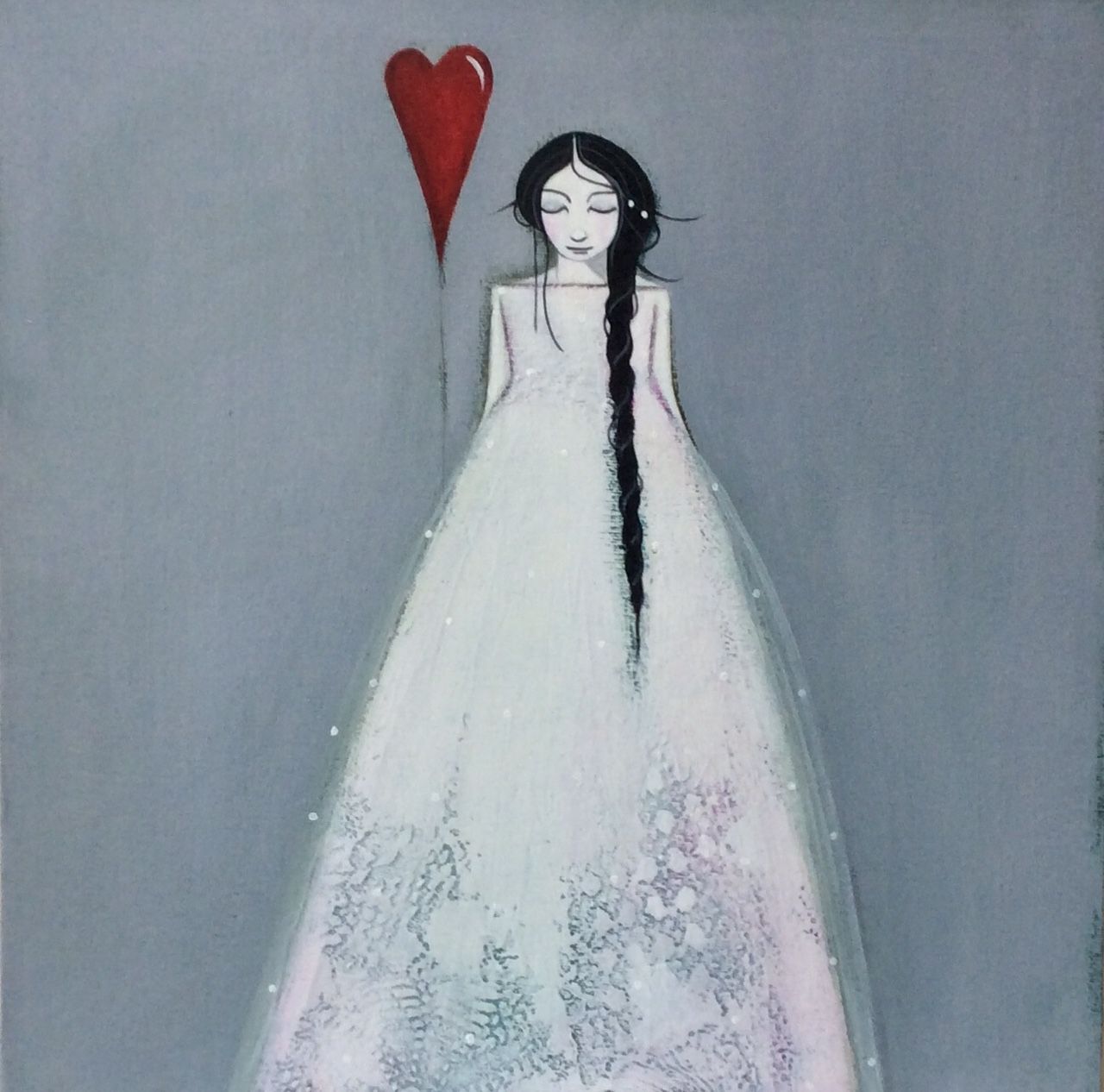 The Girl with the Red Balloon by Jackie Henderson