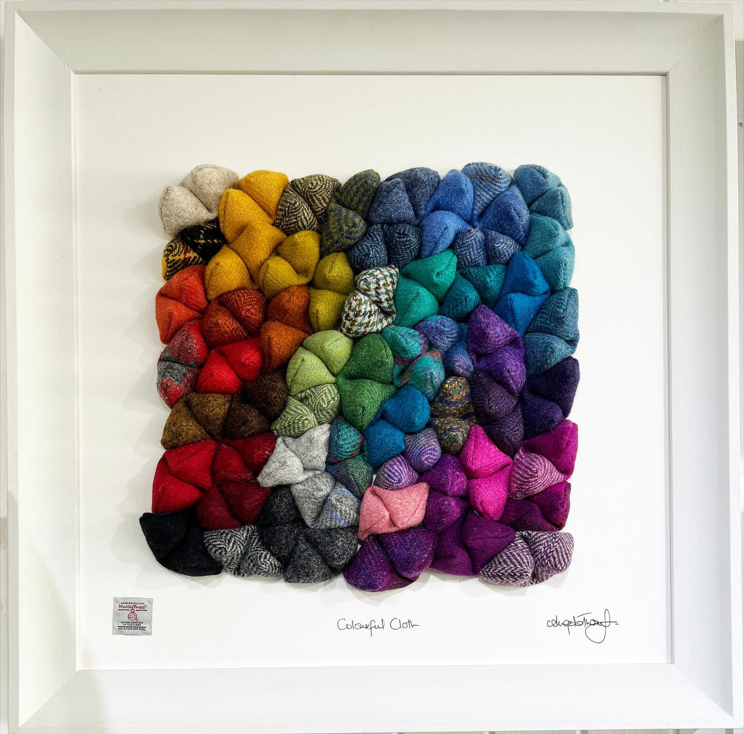 Colourful cloth by Angela Thomson