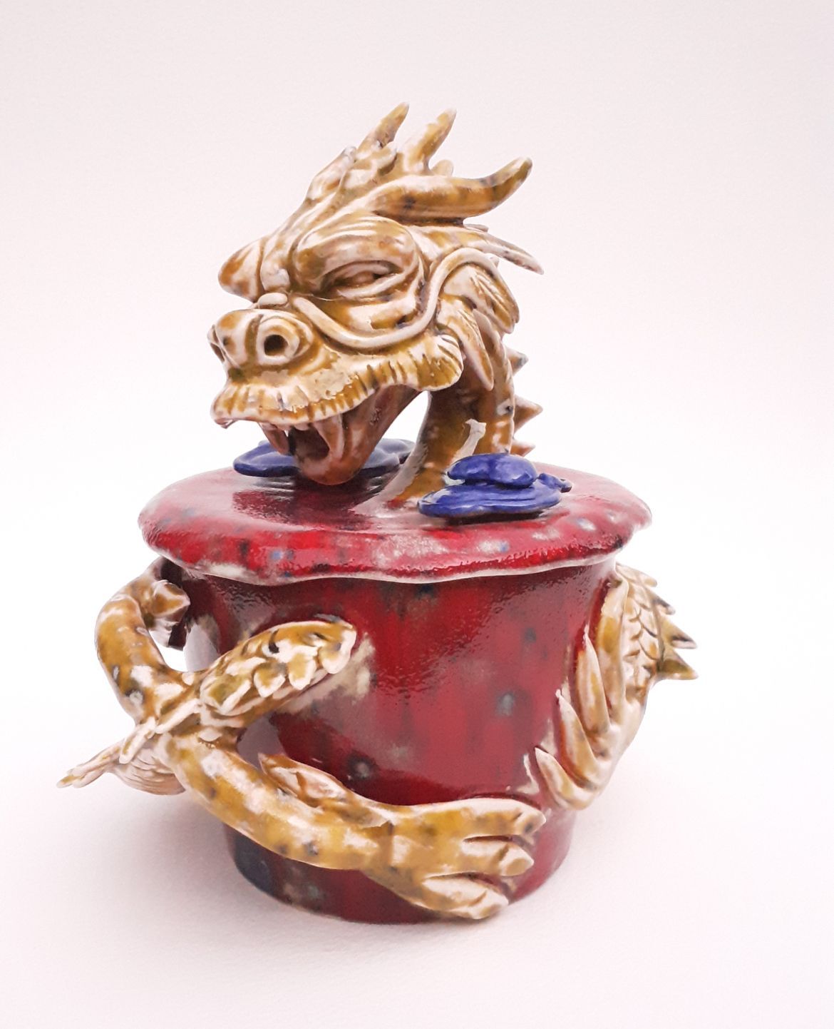 Dragon pot by Michael P Young