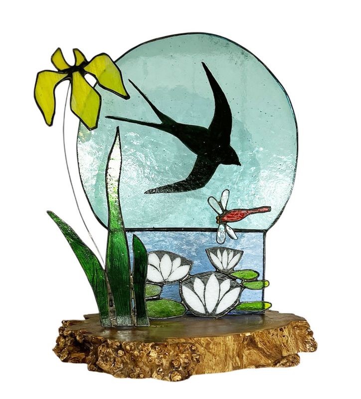 Pond life by Lorna C Radbourne