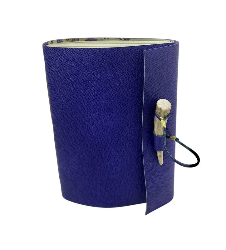 A5 Purple snake skin journal by Carol Russell
