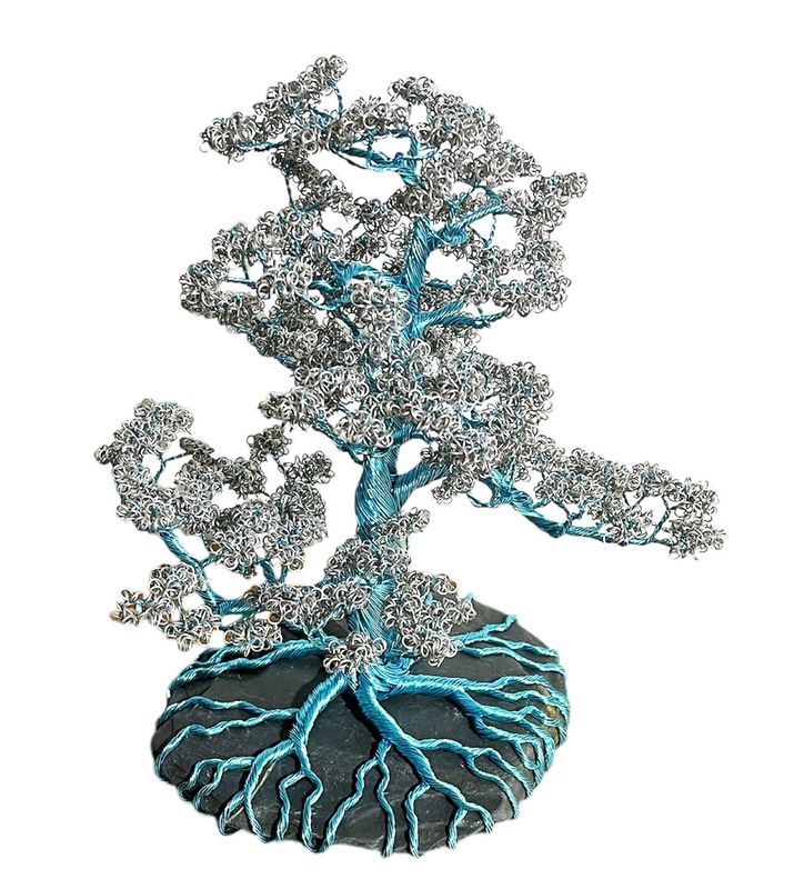 Blue tree by Laura Woods