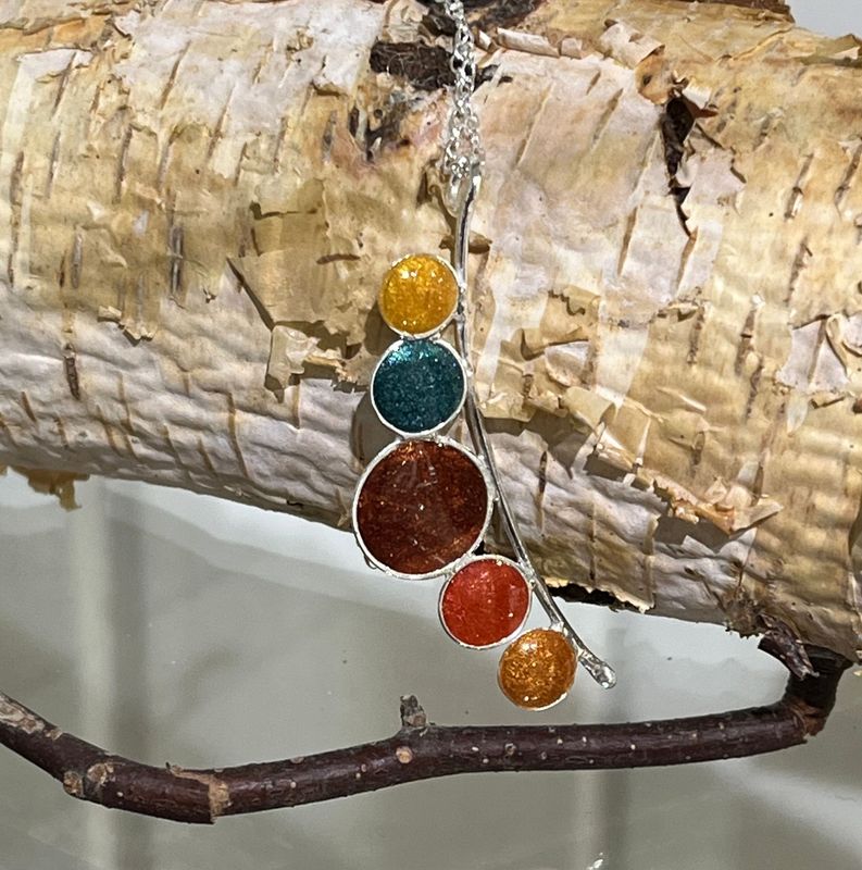 Forest seedpod necklace by Diana King