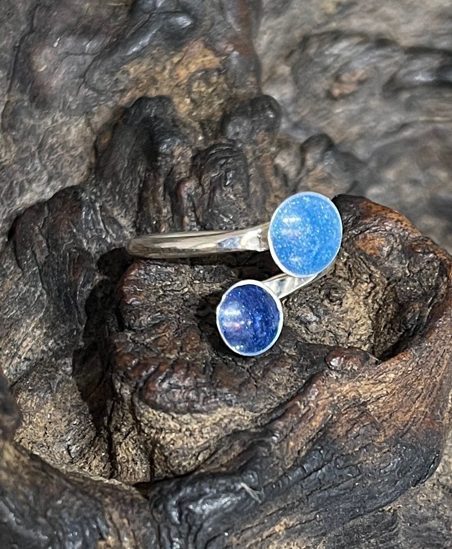 Sky spiral ring by Diana King