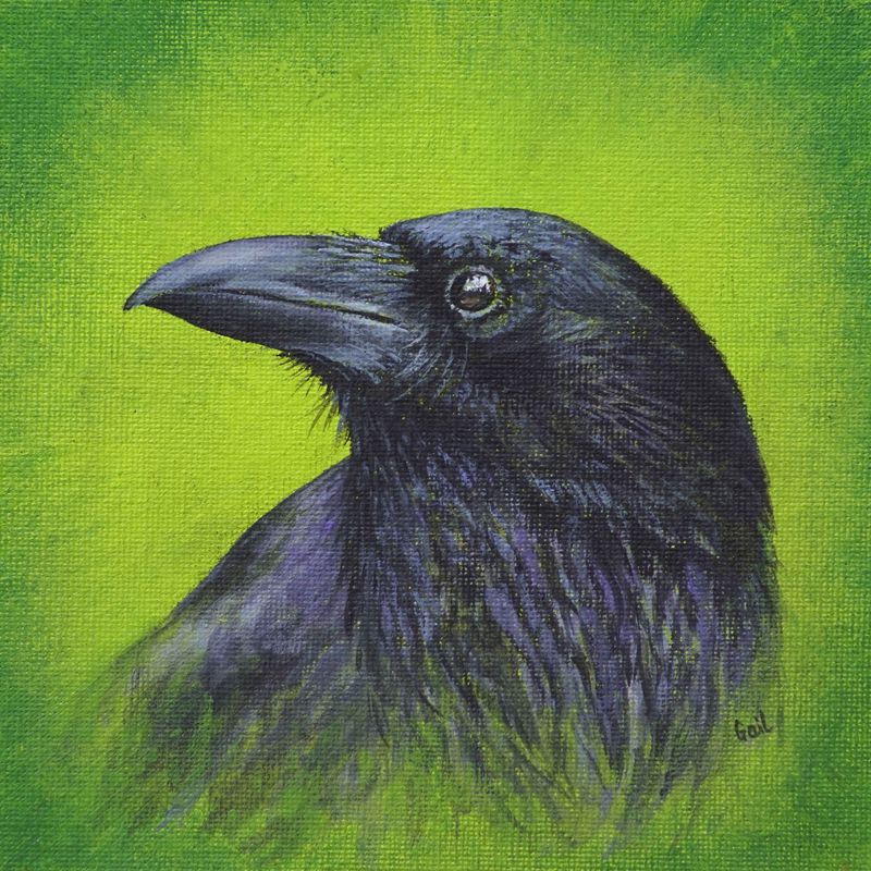 Carry on crow by Gail Stirling Robertson