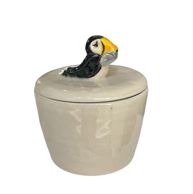 Puffin Pot by Caroline Storer
