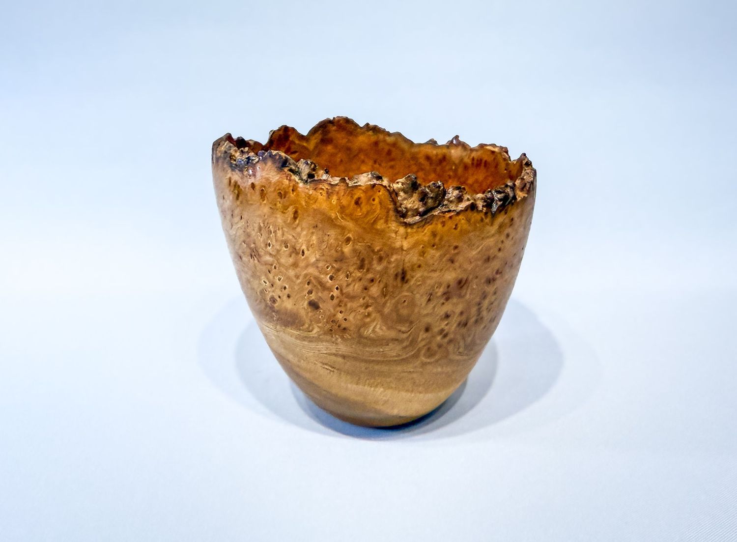 Burr Elm Pot by Mark Sutton
