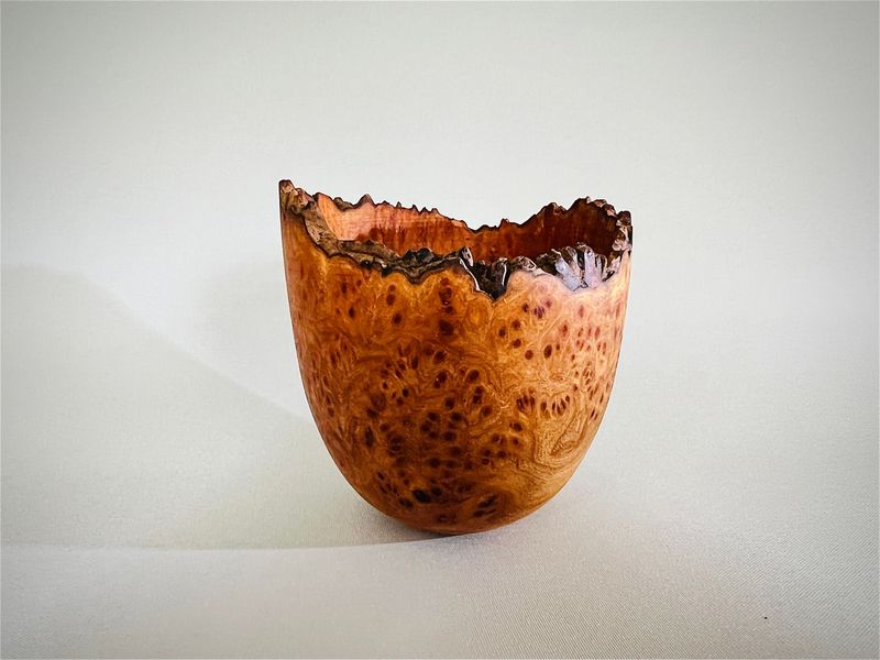 Burr Elm Pot by Mark Sutton