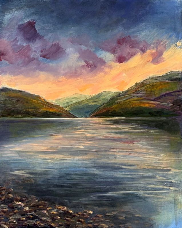 Early summer over  Loch Tay by Susie Collingbourne