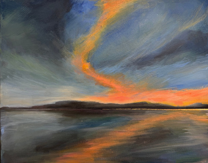 Early summer hebridean sky by Susie Collingbourne
