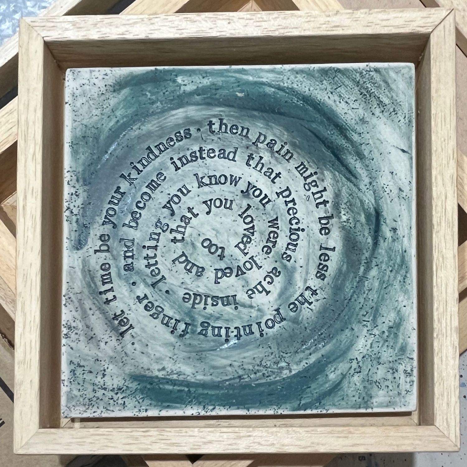 Let time be your kindness by Seatree Argyll