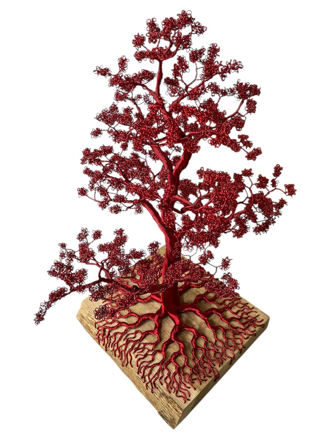 Red tree by Laura Woods