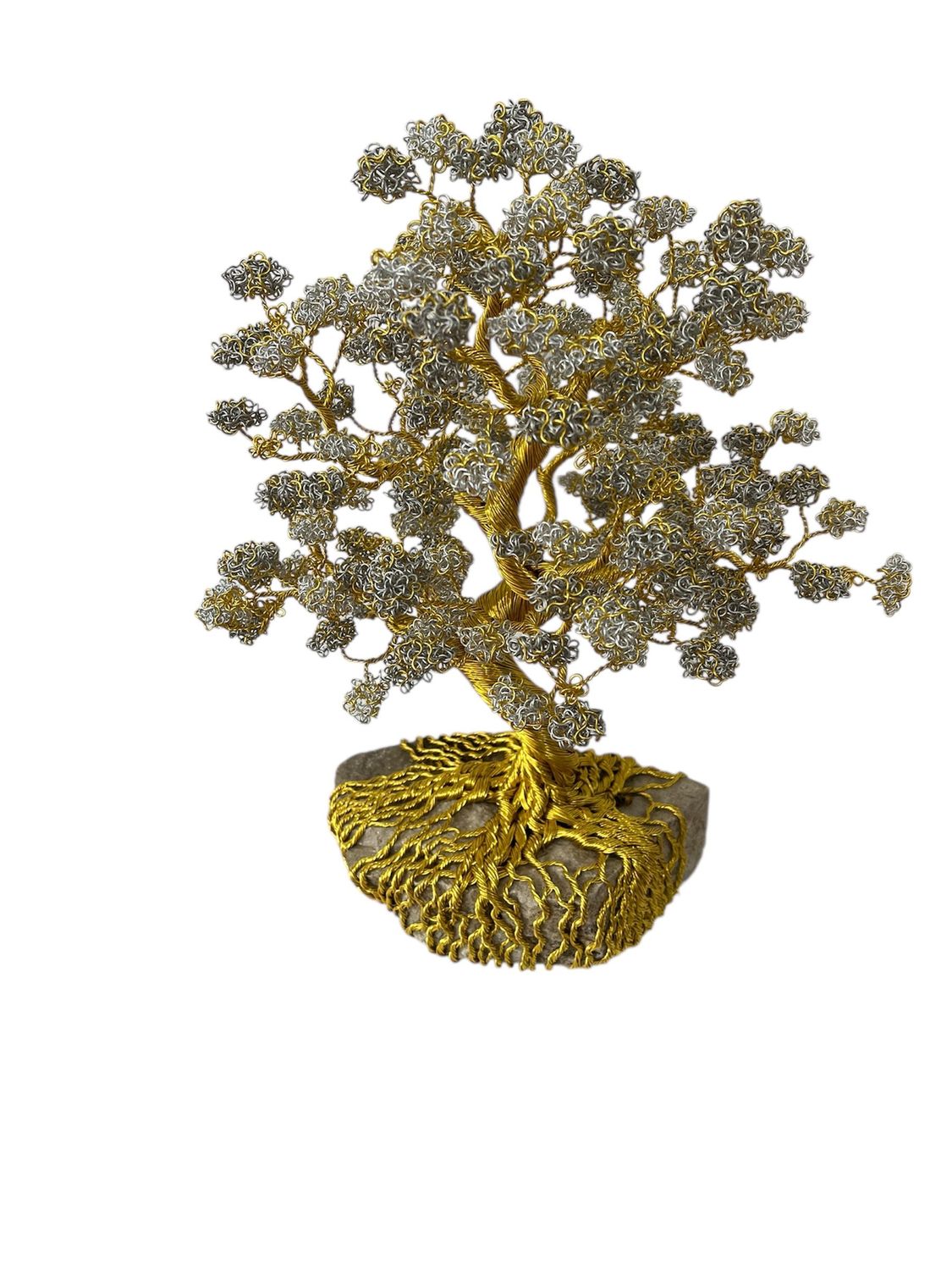 Gold & Silver tree by Laura Woods
