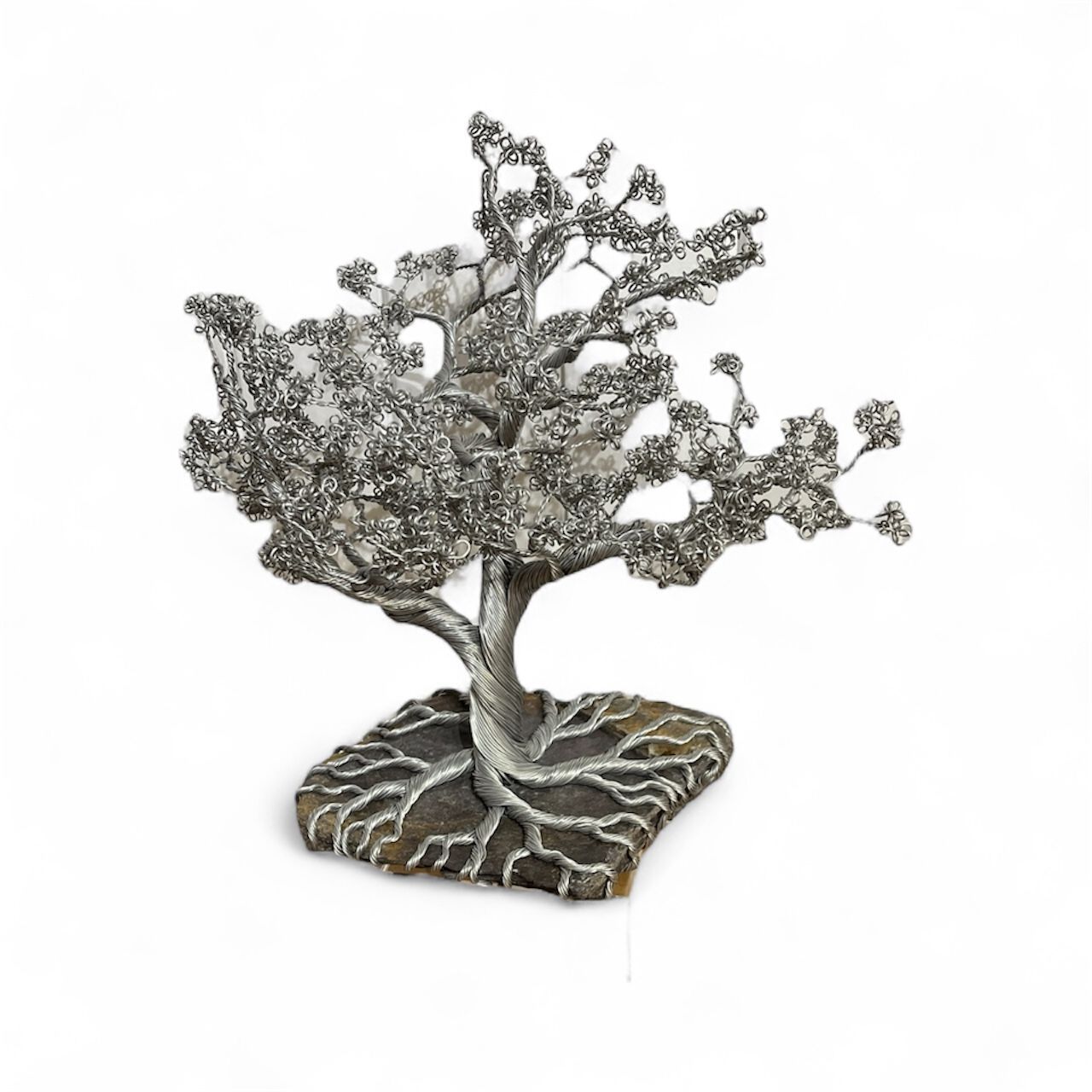 Dark silver tree by Laura Woods