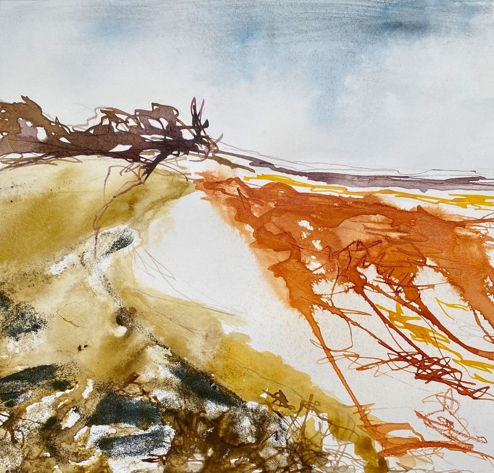 Low tide walk, Loch Kishorn by Cathy Wagstaff