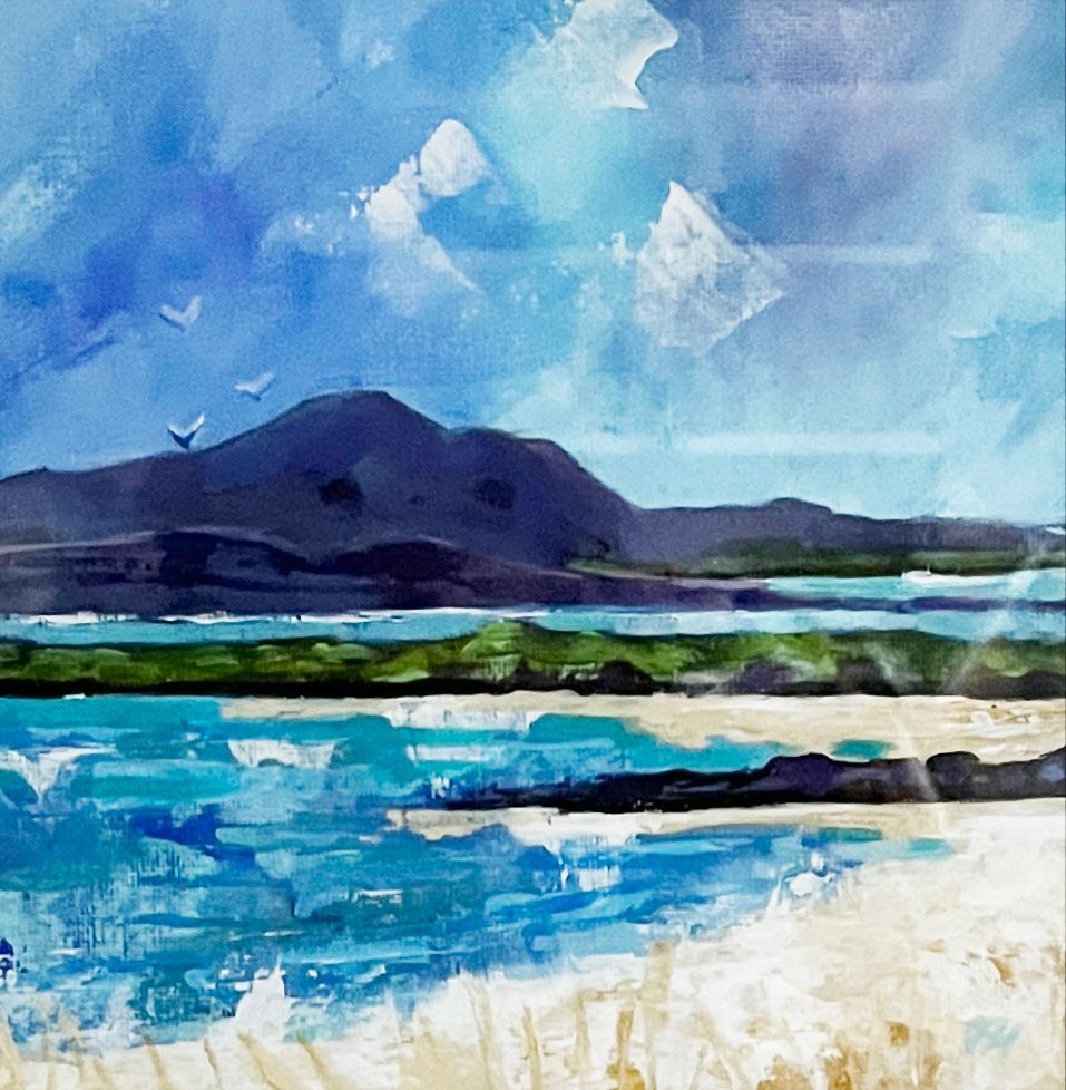 Summer Beach by Fiona Haddow