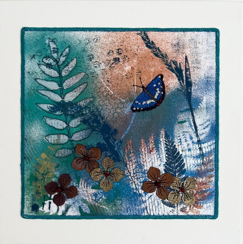 Blue butterfly by Kit Strathairn
