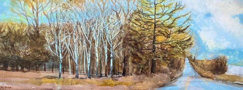 Towards Fortingall by Marianne dey Towards Fortingall by Marianne dey