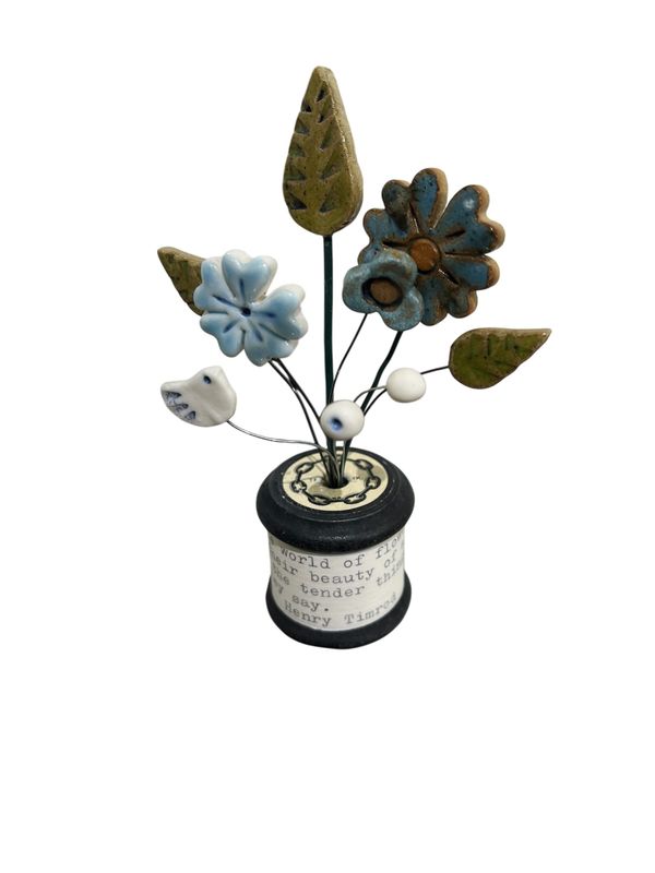 I love the world of flowers by Lesley Walker