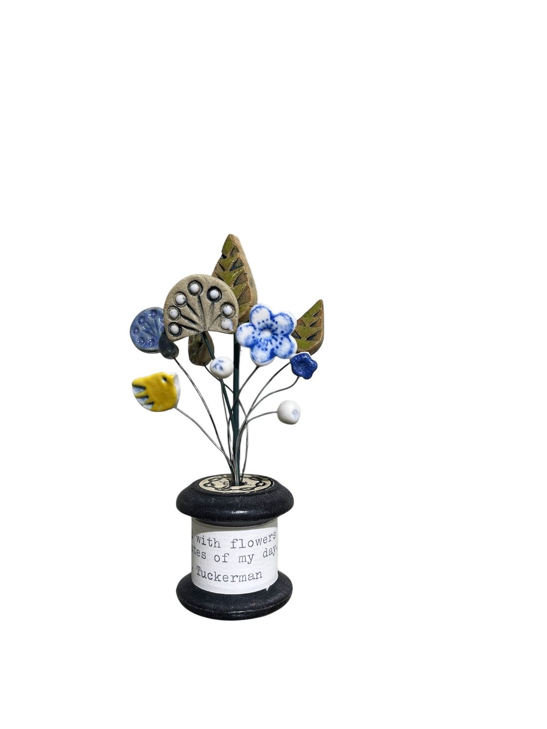 I marked with flowers by Lesley Walker