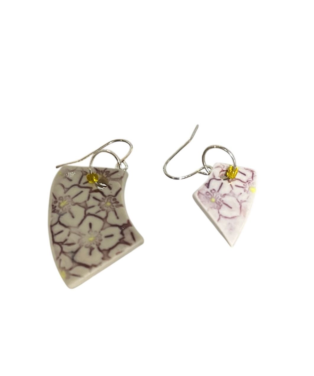 Fiddlers earring curved rectangle by Emily K Goan Fiddlers earring curved rectangle by Emily K Goan