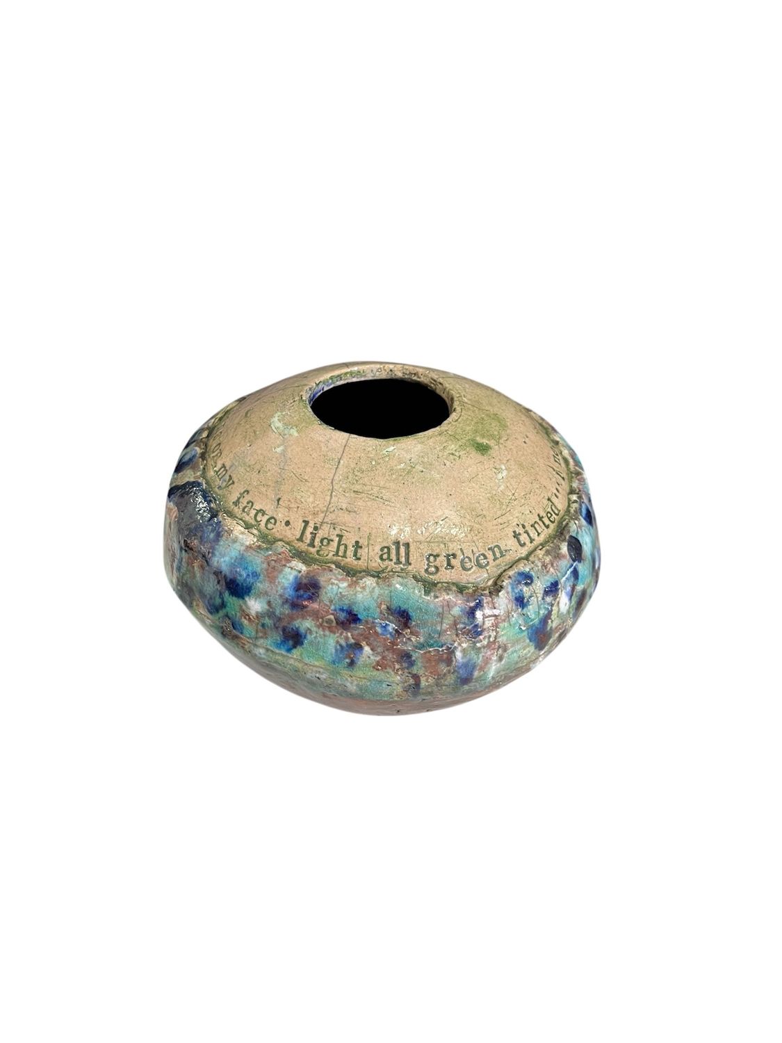 Moon Bowl - Light all Green by Seatree Argyll