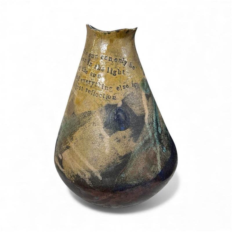 Teardrop pot - Light of the Sun by Seatree Argyll Teardrop pot - Light of the Sun by Seatree Argyll