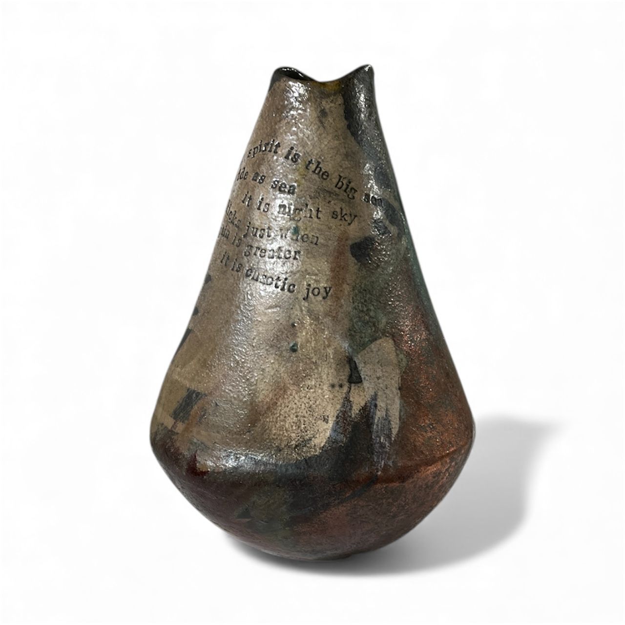 Teardrop pot -Big Spirit by Seatree Argyll Teardrop pot -Big Spirit by Seatree Argyll