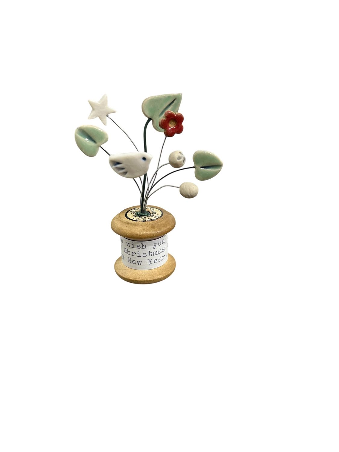 Xmas bobbins by Lesley Walker