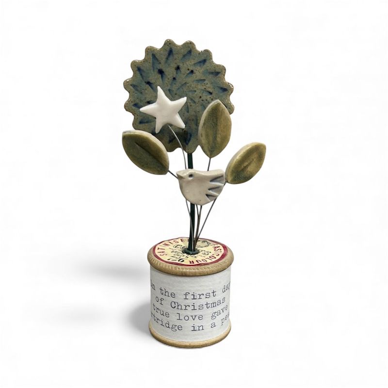 Xmas bobbins by Lesley Walker