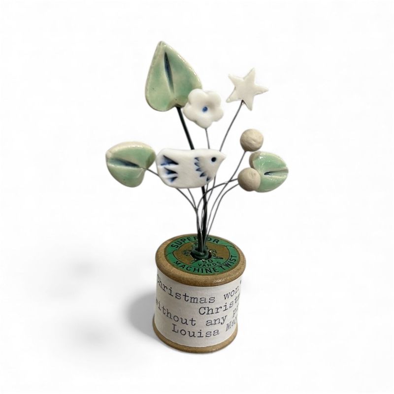 Xmas bobbins by Lesley Walker