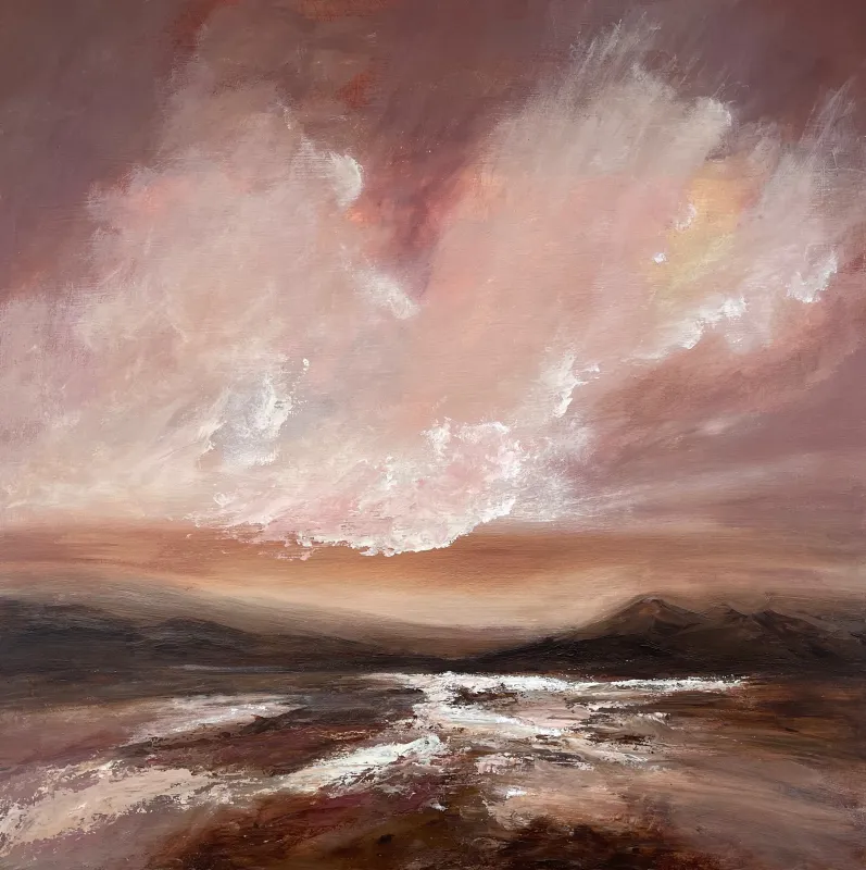 High Clouds at Dusk 2 by Cathy Wagstaff High Clouds at Dusk 2 by Cathy Wagstaff