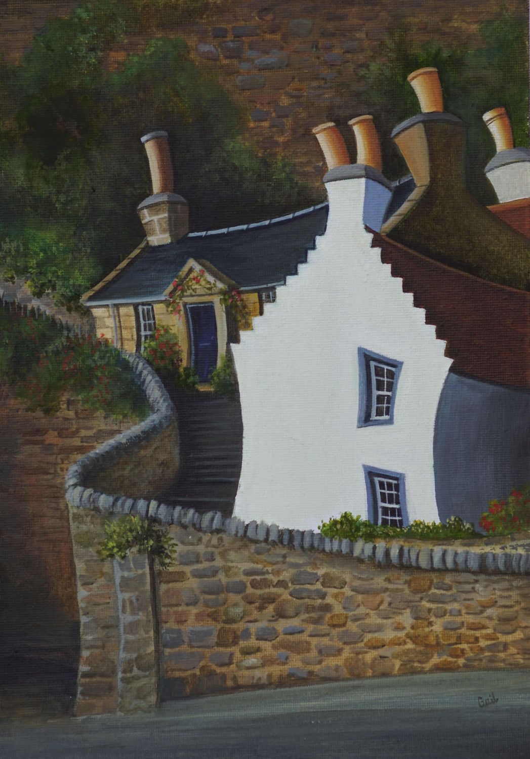 Morning Sun, Crail by Gail Stirling Robertson