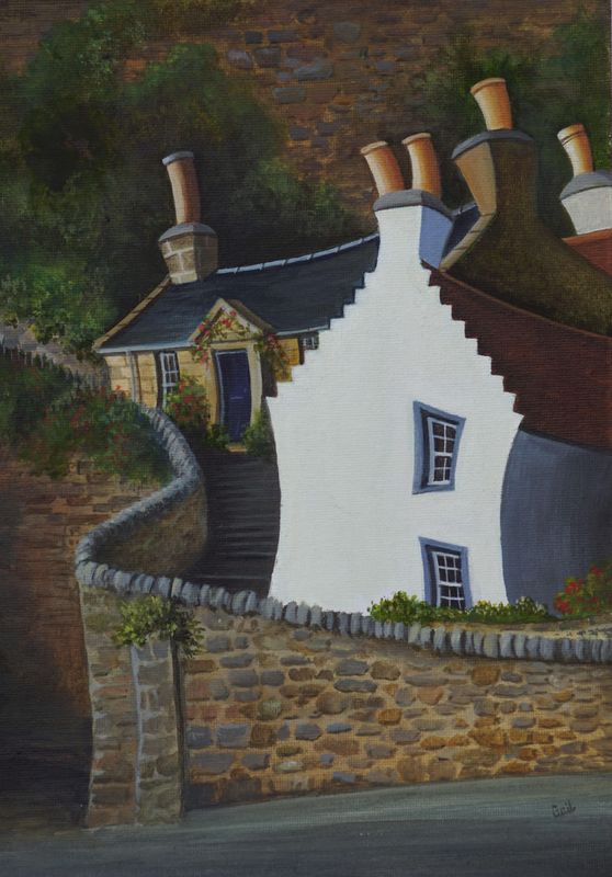 Morning Sun, Crail by Gail Stirling Robertson Morning Sun, Crail by Gail Stirling Robertson