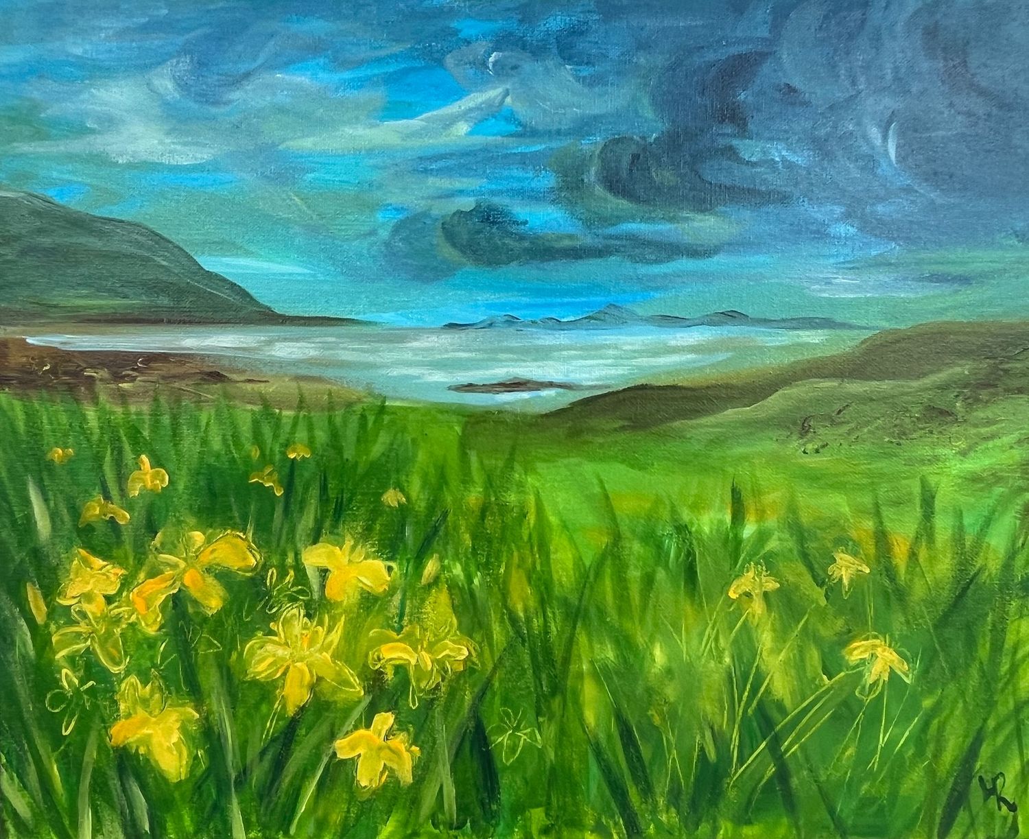 Storm approaching Cuil by Lorna C Radbourne Storm approaching Cuil by Lorna C Radbourne