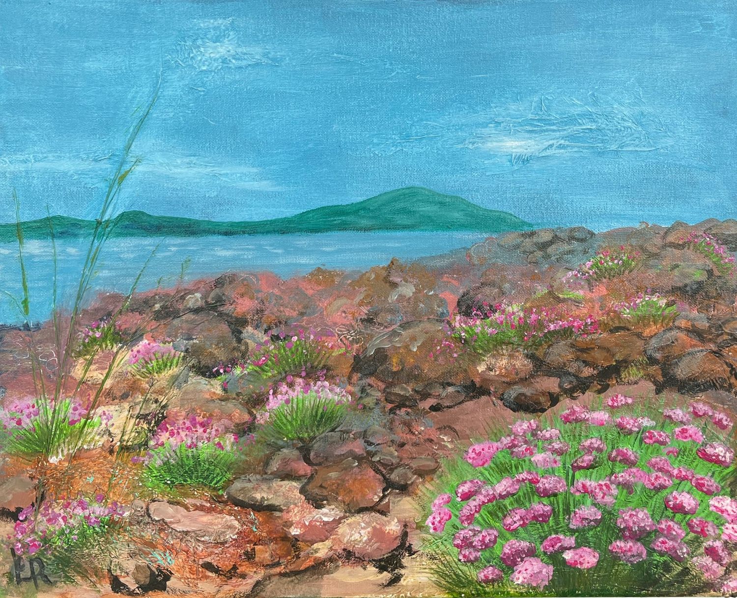 Thrift by the sea by Lorna C Radbourne Thrift by the sea by Lorna C Radbourne