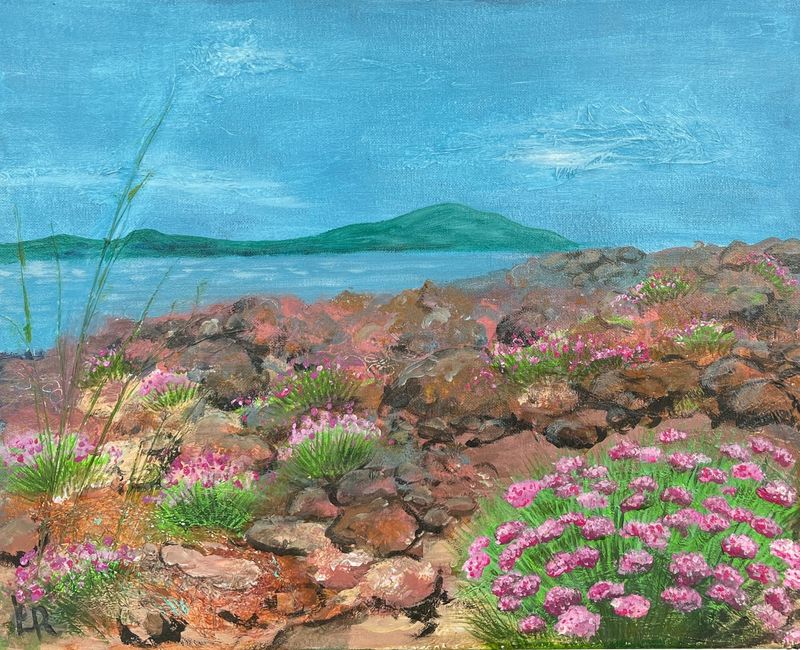 Thrift by the sea by Lorna C Radbourne Thrift by the sea by Lorna C Radbourne