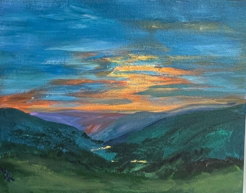 Evening Sky by Lorna C Radbourne Evening Sky by Lorna C Radbourne