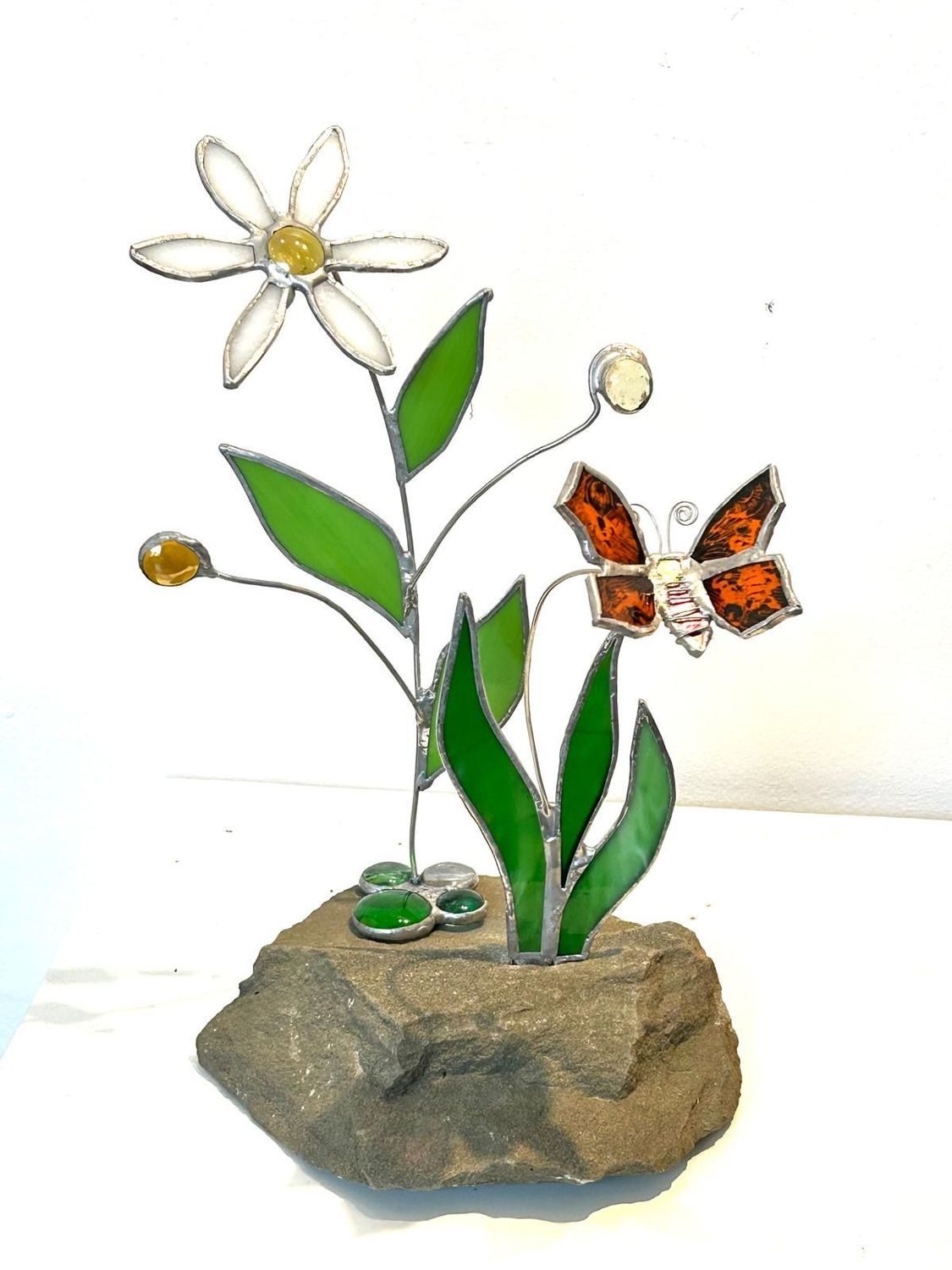 Daisy butterfly by Lorna C Radbourne