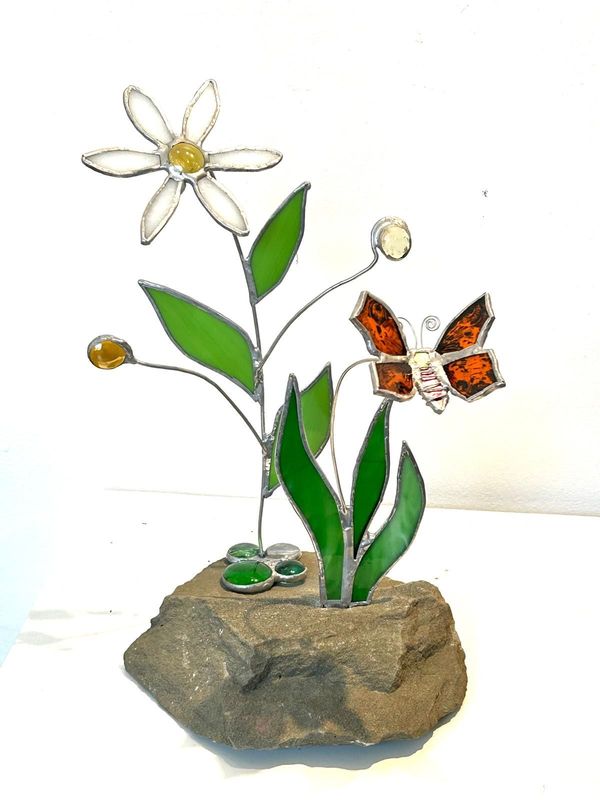 Daisy butterfly by Lorna C Radbourne Daisy butterfly by Lorna C Radbourne
