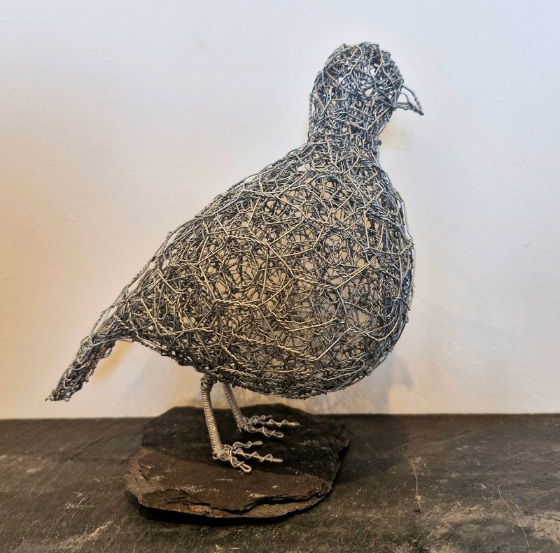 Partridge on slate by Laura Woods Partridge on slate by Laura Woods